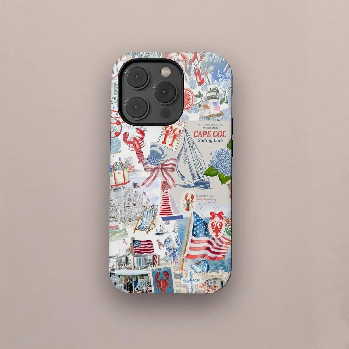 Coastal Phone Case, Travel Phone Case, Lobsters Phone Case, Vacation Phone, phone17 16 15 14 13 12 11Pro Max