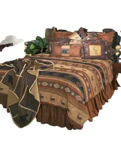 Carstens Home Unisex Autumn Trails Queen Bedding Set 5 Piece - Jb4141