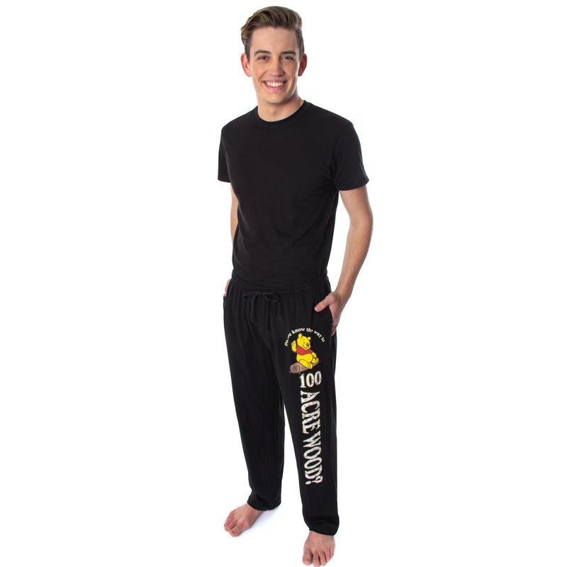 Disney Adult Winnie The Pooh 100 Acre Woods Lounge Sleep Pajama Pants