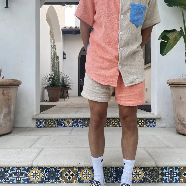 BRANDO TERRY CLOTH RESORT SHORTS