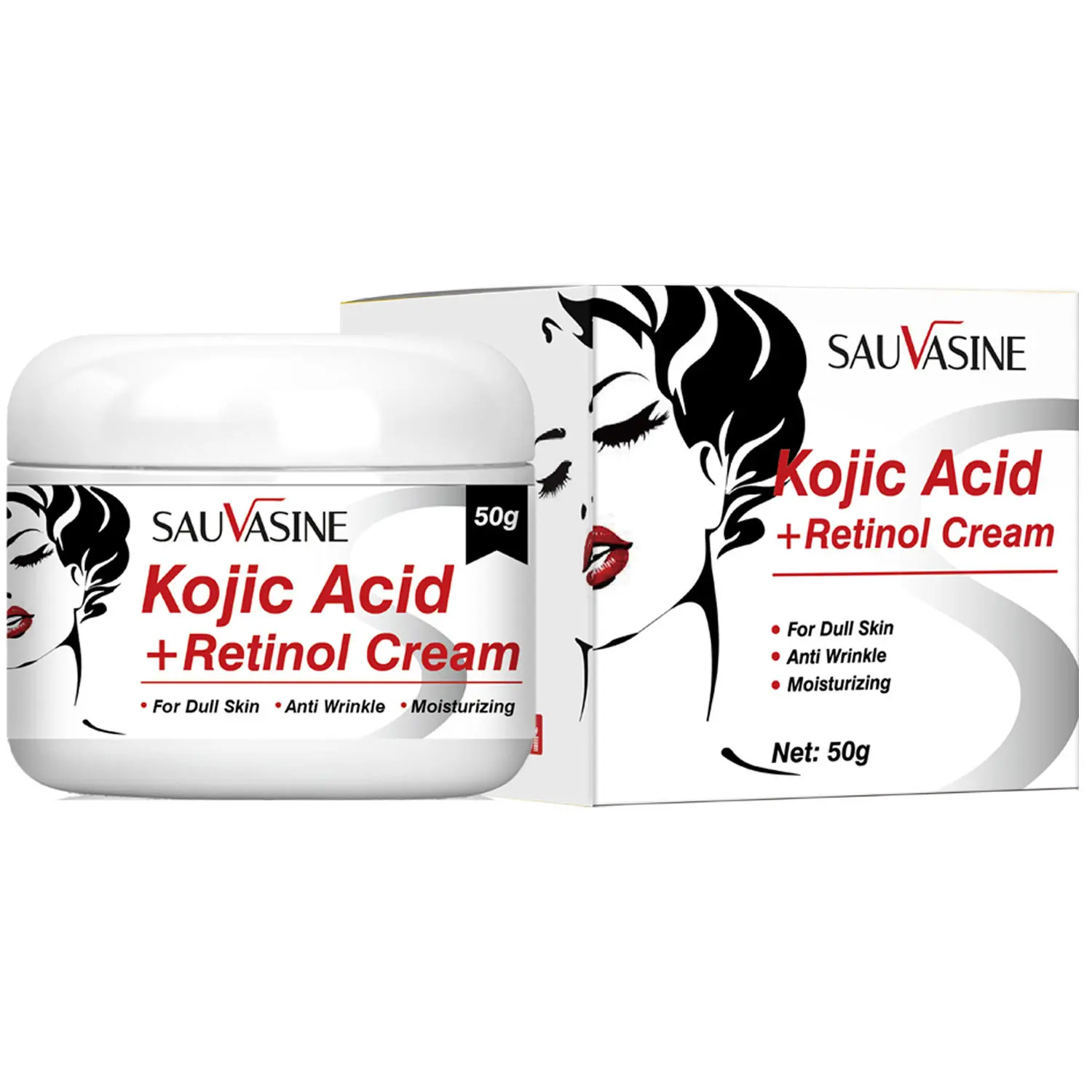 Kojic Acid Face Cream - Hydrates, Brightens & Softens Skin