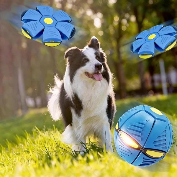 Magic Bouncing Ball, Magic Ball 6-Light Dual Form – Pop up, Flying Saucer Bouncy, Interactive Bouncing Balls for Parent, Outdoor Interactive Magic Meta Ball