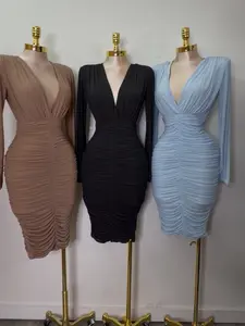 NANCY MESH MIDI LONG SLEEVE DRESS NANCY MESH MIDI LONG SLEEVE DRESS