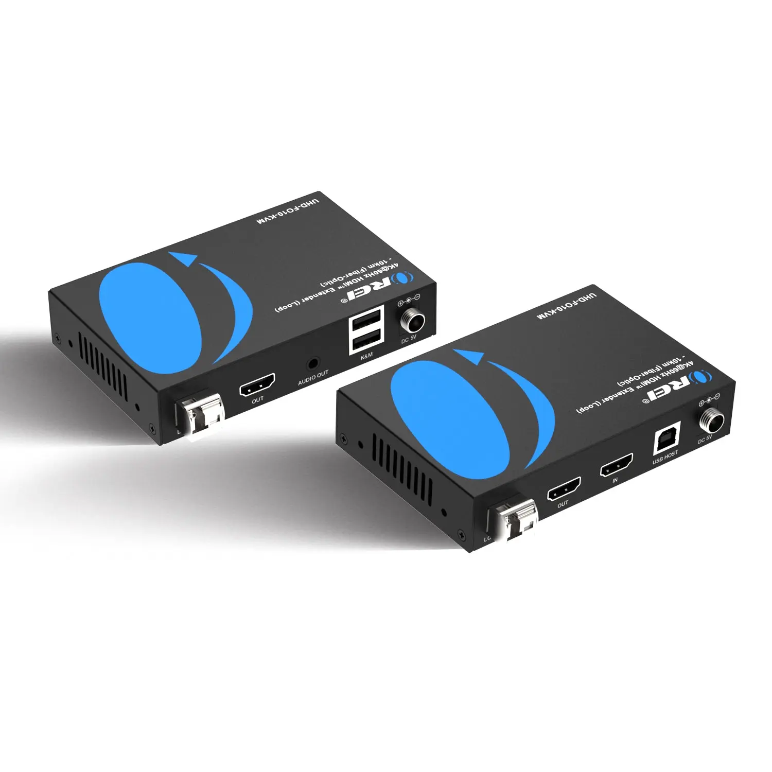 4K@60Hz HDMI™ Extender (Loop) - 10km (Fiber-Optic) - UHD-FO10-KVM