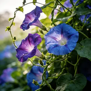 100pcs Morning Glory Seeds - Beautiful Perennial Climbing Flowers for Your Garde, Ideal Flower Seeds to AttractPollinators and Birds