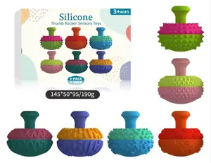 6pcs Thumb Rocker Sensory Tools for Adults Relax Hand Gadgets with Textured Surface Office Desk Accessories Compact & Easy to Use