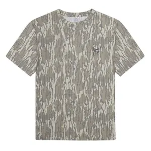 Buck Commander Mossy Oak Bottomland Washed Out Short Sleeve Tee camo T_Shirt.