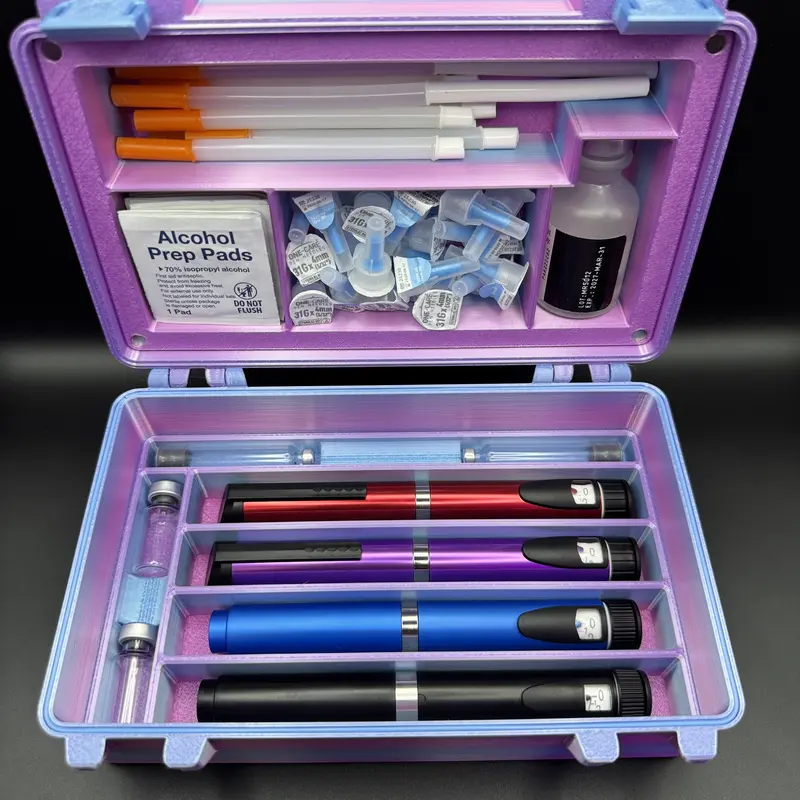 8 Pen Double Insert Pep Case with Built in Primer Cool Pens