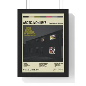 Arctic Monkeys Collection Album Cover Wall Poster, Favourite Worst Nightmare Poster