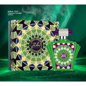 Zakat Z25 Eau de Parfum Unisex 3.4oz Bold Arabian Perfume Earthy Woody Scent long lasting perfume