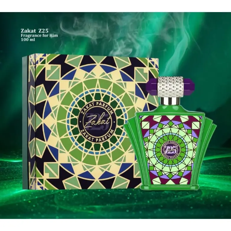 Zakat Z25 Eau de Parfum Unisex 3.4oz Bold Arabian Perfume Earthy