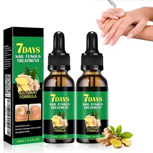 2pcs Ginger Nail Treatment Nail Support Nail Care,Nail Growth Oil,7Days Nail Treatment, Ginger Nail Growth Serum,For Cuticle Nourishing Manicure Daily