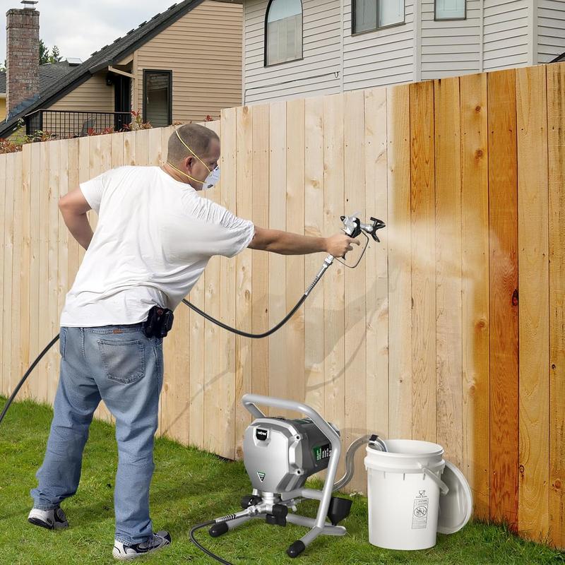 Stand Airless Paint Sprayer 3000PSI for Home Interior & Exterior Furniture & Fences, Cabinet, Ceiling,Handheld Paint Sprayer with Hose