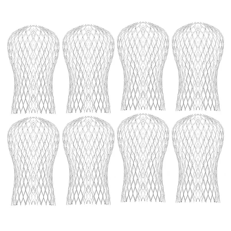 8Pcs Gutter Downspout Guard,Down Pipe Filter Mesh,Gutter Downpipe Leaf Screen Covers,Keeps Gutter Downpipes Clear