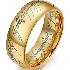 Lord of the Rings Tungsten Ring wedding gift box christmas gift necklace