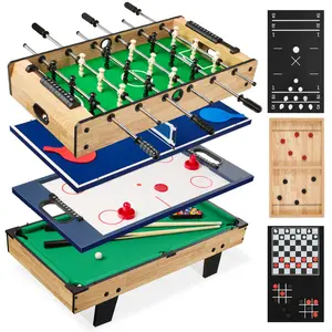 Best Choice Products 11-in-1 Kids Combo Game Set w/ Ping Pong, Foosball, Air Hockey, 5 Accessory Bags Best Choice Products 11-in-1 Kids Combo Game Set w/ Ping Pong, Foosball, Air Hockey, 5 Accessory Bags
