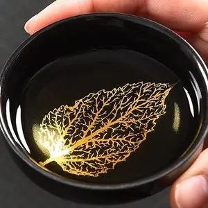 Masterpiece Handmade Jian zhan Tea Cup Kiln Opening