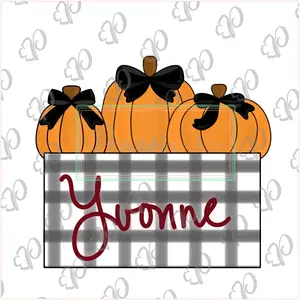 Yvonne's Fall Plaque Cookie Cutter
