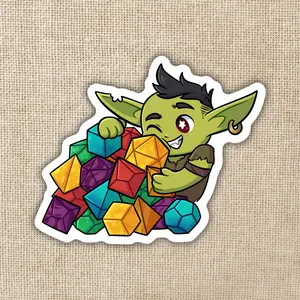 Dice Goblin Sticker