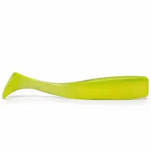 Paddle Tail 3.75” Chartreuse 5 Pack