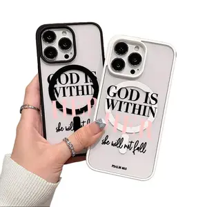 Premium Magnetic Phone Cases for iPhone11/12/13/14/15/16//17/Air/promax/Plus God is within her y2k cased MagSafe Ready, Anti-Fall, Springtok and Ultra-Thin Design |       Perfect for Everyday Use Protector Screen Protector Aesthetic Resistance
