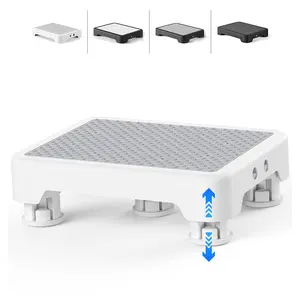 Mobility Step Stool for Adults & Seniors, Indoor/Outdoor Portable Stair Assist, Anti-Slip Platform for Bathroom， Kitchen, Office, and Bedroom, 600lbs Capacity, White Gray