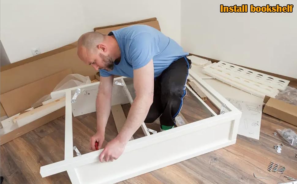 12-Pack Premium Stainless Steel Corner Brackets for Wood Frame, Universal Metal Hardware Corner Braces with Screws, Wooden Furniture Corner Connectors Such as Drawers, Cabinets, Tables and Chairs 12-Pack Premium Stainless Steel Corner Brackets for Wood Frame, Universal Metal Hardware Corner Braces with Screws, Wooden Furniture Corner Connectors Such as Drawers, Cabinets, Tables and Chairs