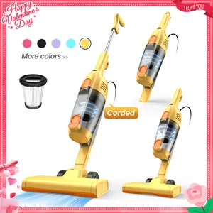 INSE R6X Corded Stick Vacuum, 15KPa Suction with 600W Motor, Ultra-Lightweight Bagless Upright Vacuum with Handheld for Home Hard Floor Carpet Pet Hair Car Cleaning home cleaning tools home appliances Yellow