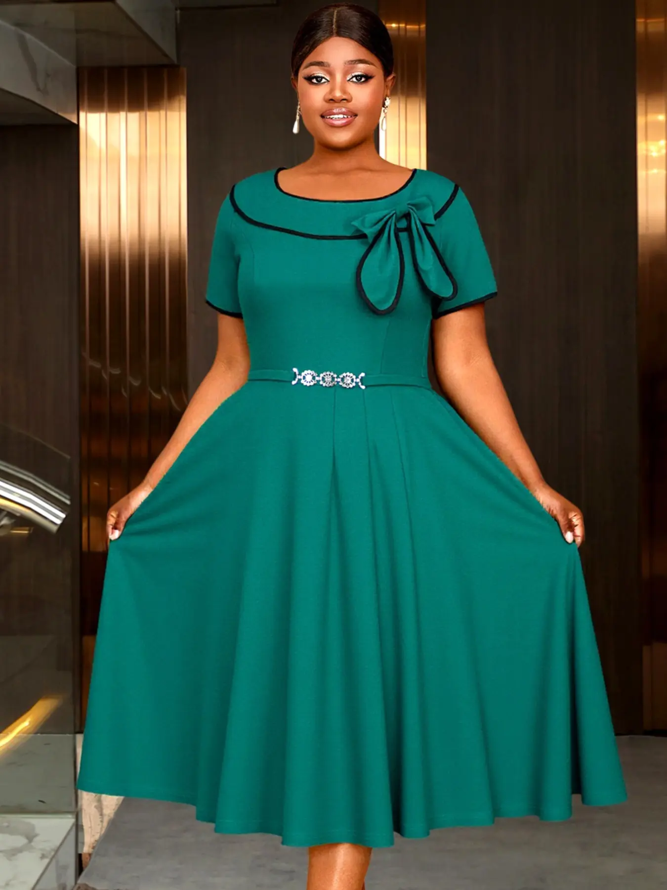 Short ankle length formal dresses women - TikTok Shop