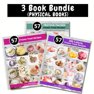 Ninja Creami Recipe Books 3 Book Bundle PHYSICAL BOOKS