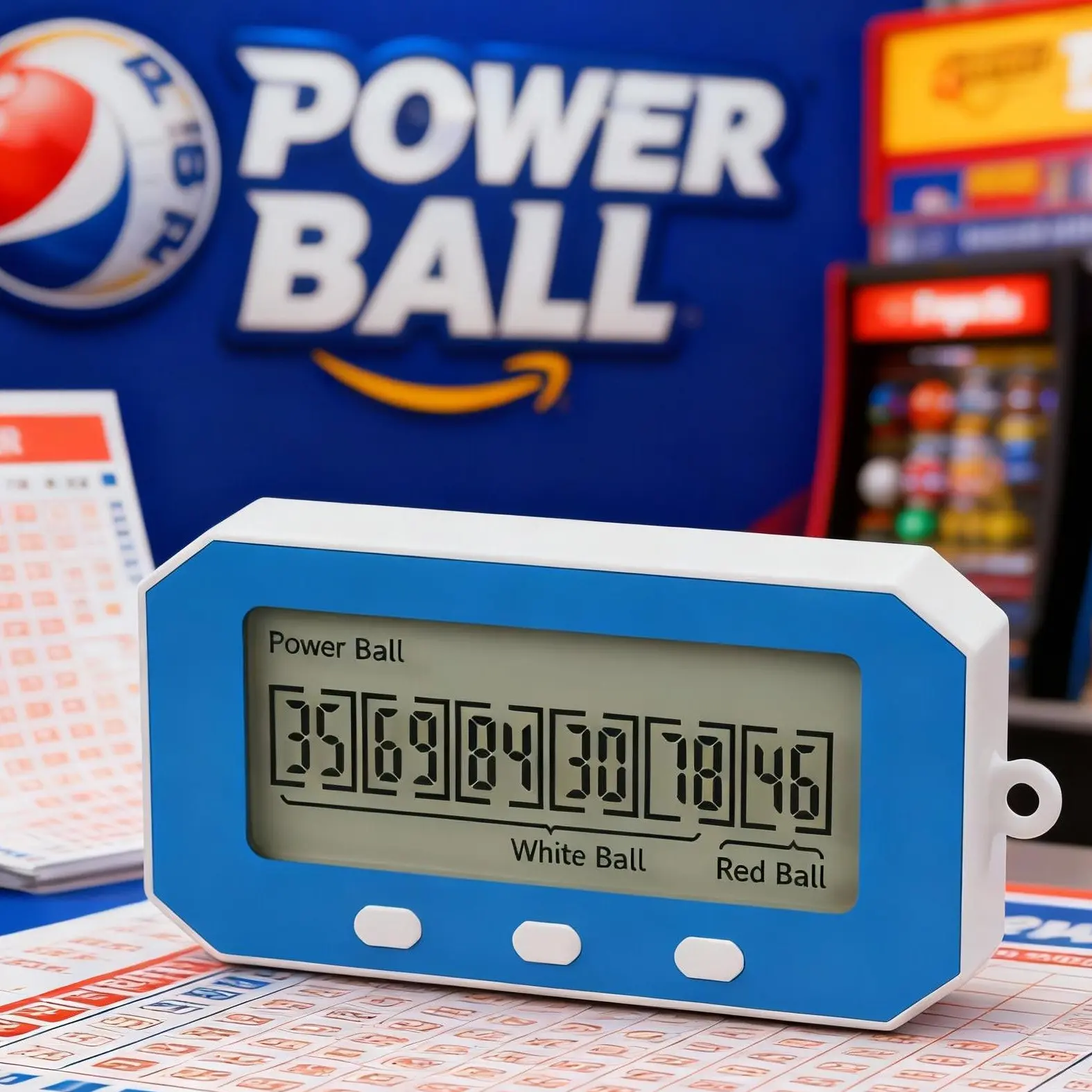 Powerball Entertainment Lucky Number Generator, AI lottery machine, number selector, intelligent lottery assistant