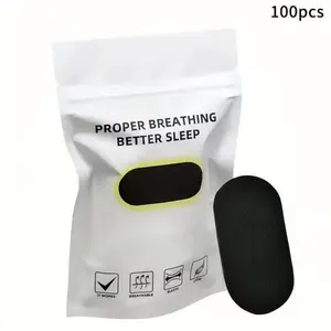 100pcs Deep Sleep Dental Tape, No Residue, Free, Suitable for Sleep Apnea, Breathable Strong Adhesion, Comfortable and Safe