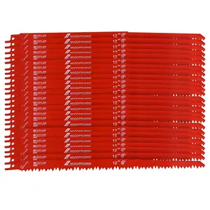 Wood Pruning Reciprocating Saw Blade,25Pack 5TPI 9-Inch Recip Saw Blades for Wood Cutting,Pruning Saw Blades for Branch,, Logs, Pipes