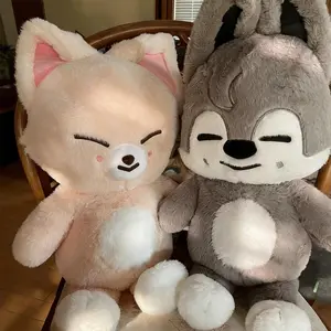 23-50cm Skzoo Plush Toy Wolfchan Kawaii Cartoon Stuffed Animal Plushie Doll Large Size Stray kids Plush Sleeping Pillow Gift
