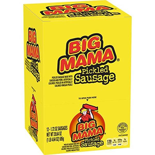 Penrose Big Mama Pickled Sausages, 2.4 Ounce, 12 Pack