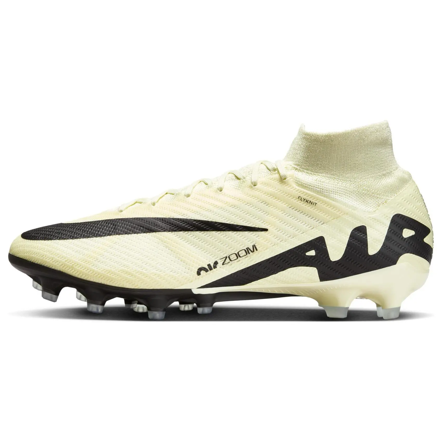 Nike Zoom Mercurial Superfly 9 Elite AG-Pro Mad Ready Pack Durable Soccer Cleats Unisex Lemonade Black DJ5165-700