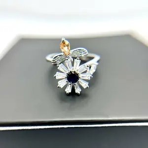 Real Rings Worry Ring Spinner Fidget Rings Alloy Material Stress Relief Accessory for Anxiety Relief need  to  fidget