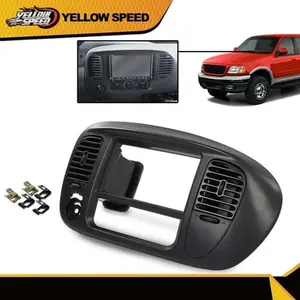 Fit For 2000-2003 Ford F150 Center Dash Radio Surround Bezel Trim Panel Black