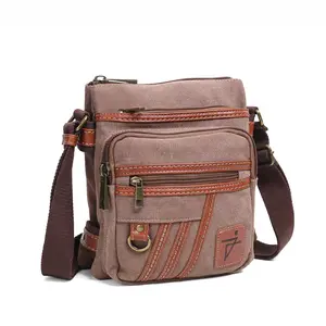Crossbody Bag for Women Waxed Canvas Water Resistant