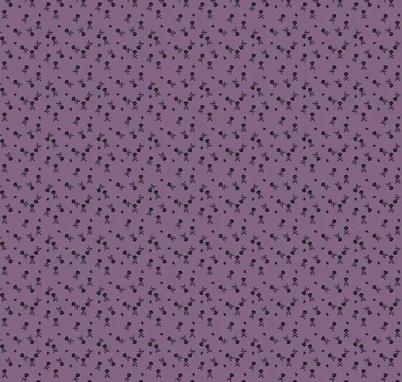 Beggar's Night Purple Skulls | Yardage Listing