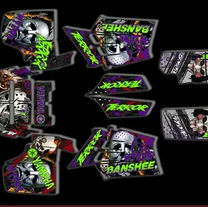 Yamaha banshee hologram graphic kit