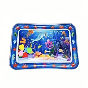 Children Training Water Mat, Multiple Specifications Available, Thick PVC Crawling Training Pad, Anti-Slip Inflatable Water Mat, Water Play Mat