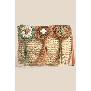 Fame Intricate Tassel Braided Crossbody Bag