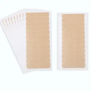 120 Pieces Lace Front Wig Tape Double Sided Adhesive Waterproof Lace Glue for Front Lace Wig Tape in Hair Extension (Brown)