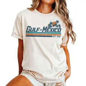 Gulf of Mexico Shirt, Est 1550 Tshirt, Mexico Support Tshirt, Golfo De Mexíco, Coastal Shirt, Womenswear Menswear Tops