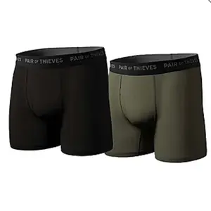 2 Pack Boxer Briefs Boxers/Trunks Briefs Cotton