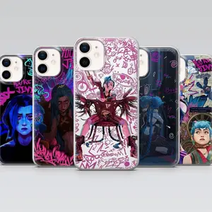 Arcane Phone Case Piltover Jinx Compatible with iPhone 11, 12, 13, 14, 15, 16, 17 & Samsung S22 S23 S24 S25 – check our available sizes