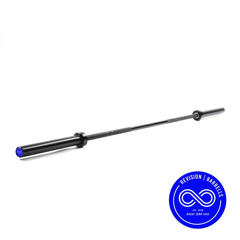 Revision Barbells 45lb Black Chrome Moody Bar