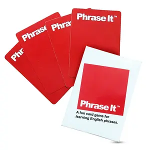Phrase It English Learning Card Game for Teaching Phrasal Verbs and Classroom Activities