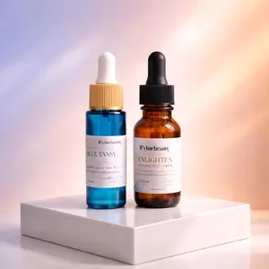 THE POWER DUO Beauty Oil Mini Bundle Set  -Travel Blue Tansy & Enlighten Oil (Reduce redness, hydrate, nourish, smooth fine lines)